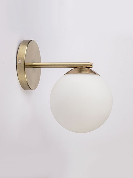 BRIMPEX Aplique GLOBO Soporte Recto G8