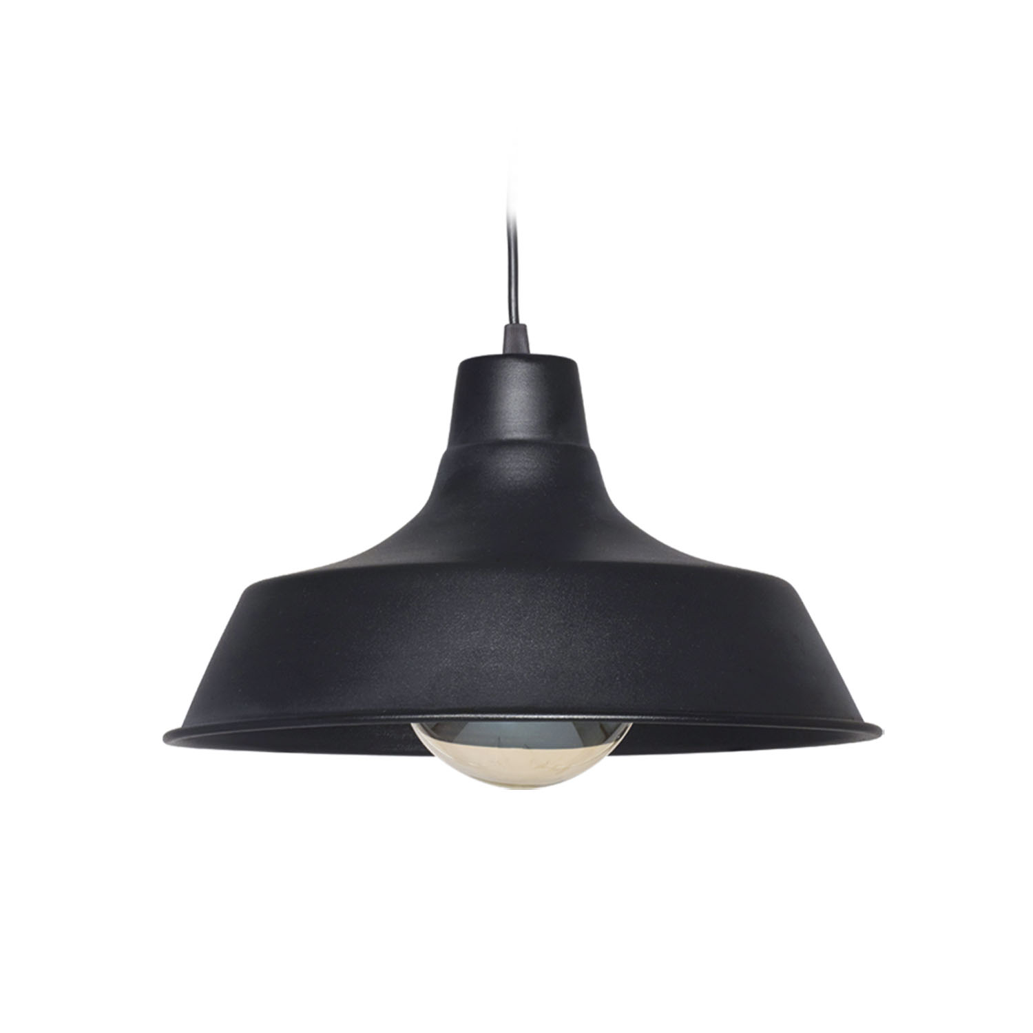 ECLIPSE Colgante Aluminio 33Cm Negro 4005-NTX
