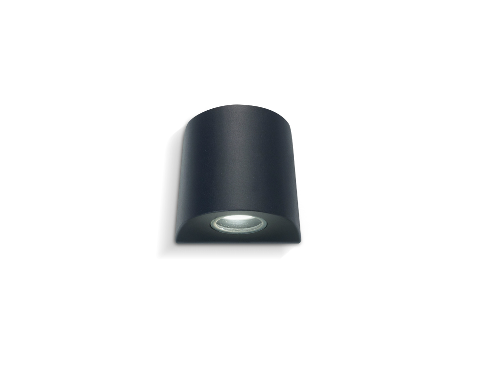FW Aplique Aluminio Unidireccional GU10 Negro 1710